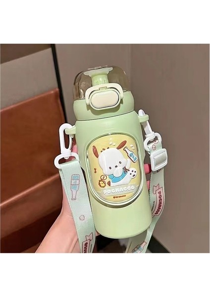 Sanrio Çocuk Termos Bardak Öğrenci Pipetli Bardak (Yurt Dışından)