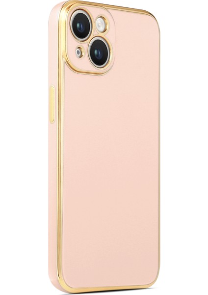 iPhone 14 - Uyumlu Appfube Bark Kapak-Rose Gold