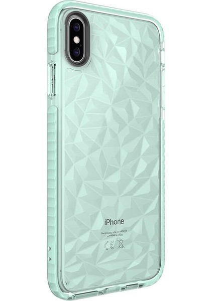 iPhone x - Uyumlu Appfube Buzz Kapak-Yeşil