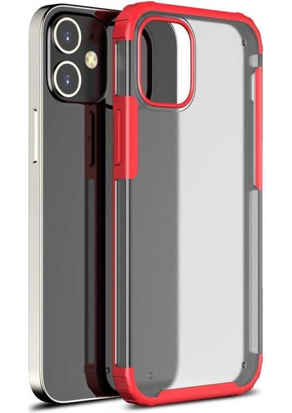 iPhone 12 - Uyumlu Appfube Volks Kapak-Kırmızı
