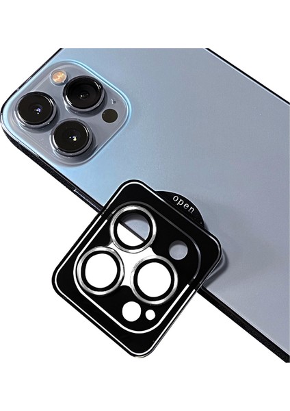 iPhone 11 Pro Max Uyumlu App Cl-11 Safir Parmak Izi Bırakmayan Anti-Reflective Kamera Lens Kor