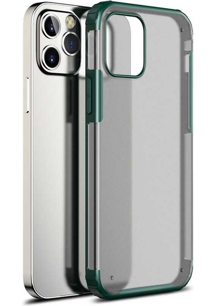 iPhone 12 Pro Max - Uyumlu Appfube Volks Kapak-Koyu Yeşil