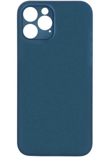 iPhone 12 Pro Max - Uyumlu Appfube 1.kalite Pp Silikon-Saks Mavi