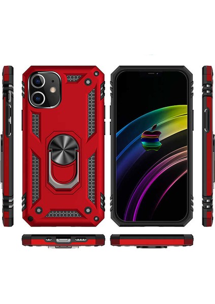 iPhone 12 Pro - Uyumlu Appfube Vega Kapak-Mavi