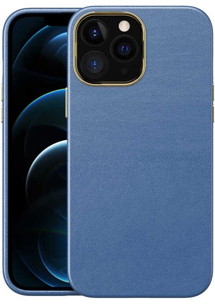 iPhone 13 Pro Max - Uyumlu Appfube Natura Kapak-Lacivert