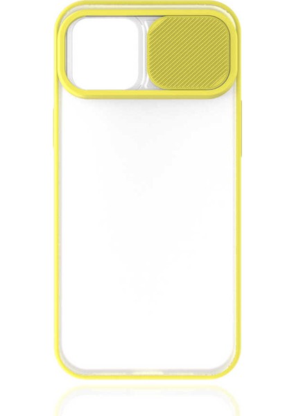 iPhone 12 Pro Max - Uyumlu Appfube Lensi Kapak-Sarı