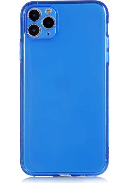 iPhone 11 Pro Max - Uyumlu Appfube Mun Silikon-Lacivert