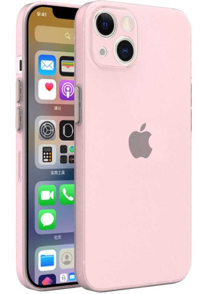 iPhone 13 - Uyumlu ​​appfube Tiny Kapak-Pembe