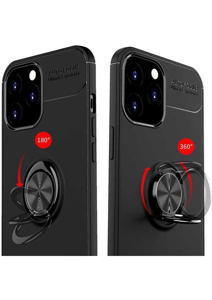 iPhone 12 Pro Max - Uyumlu Appfube Ravel Silikon Kapak-Siyah-Mavi