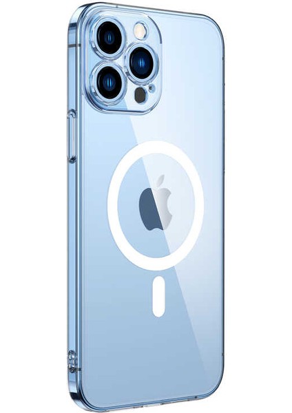 iPhone 14 Pro Max - Uyumlu Kamera Korumalı Magsafe Sert Pc Appfube Porto Kapak-Siyah