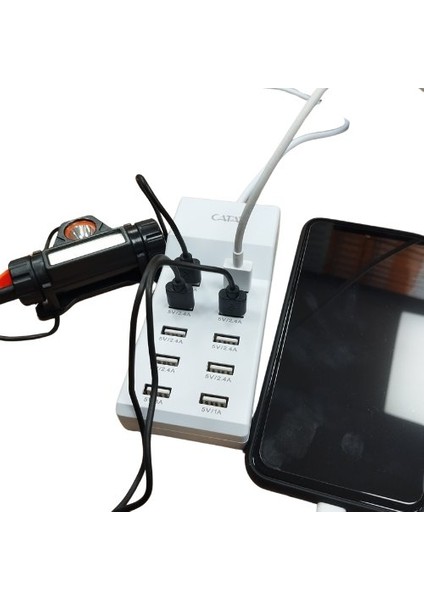 CT-2554 USB Şarj Cihazı 10'lu (Tekne,gemi,ofis,ev) modelleri