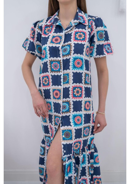 Kemerli GömlekYaka Elbise modelleri