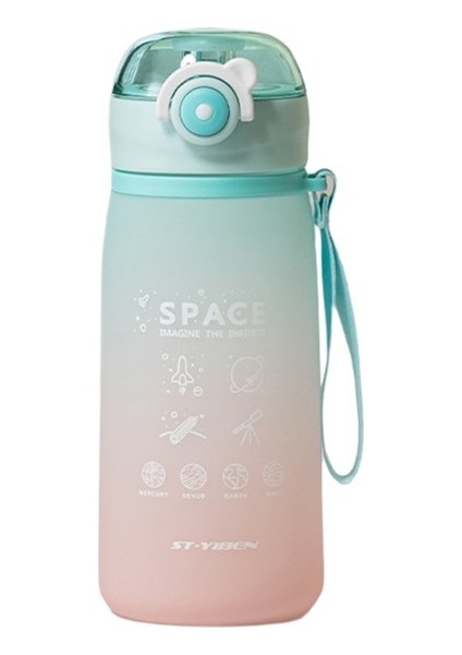 630 ml Su Şişesi Bpa Ücretsiz Motivasyonel Plastik Zaman Işaretleyici Suluk Matara (Yurt Dışından)