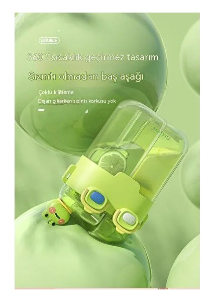 Öğrenciler ve Çocuklar Için Çift Bölmeli Içme Çeşmeleri, Büyük Kapasiteli Pipetli Cam Bardaklar (Yurt Dışından) modelleri