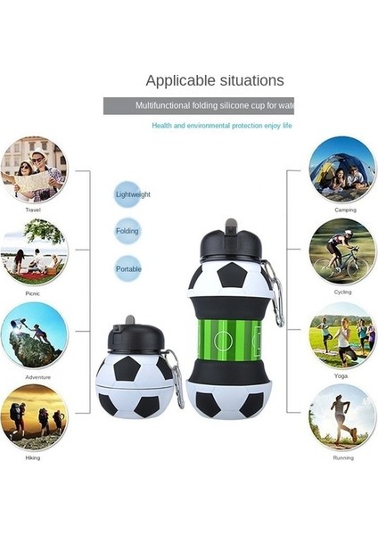 550ML Basketbol Şeklinde Çocuk Su Matarası (Yurt Dışından)