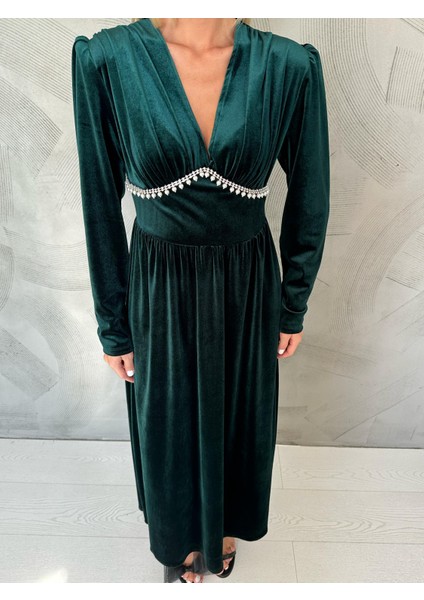 Göğüs Altı Taşlı Elbise fırsatları