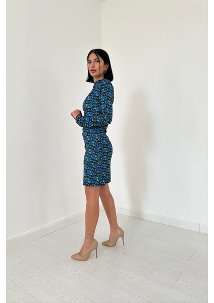 Pileli Desenli Elbise fiyatları