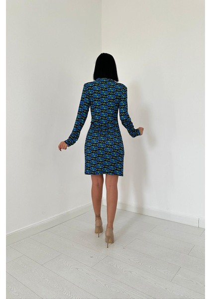 Pileli Desenli Elbise fırsatları