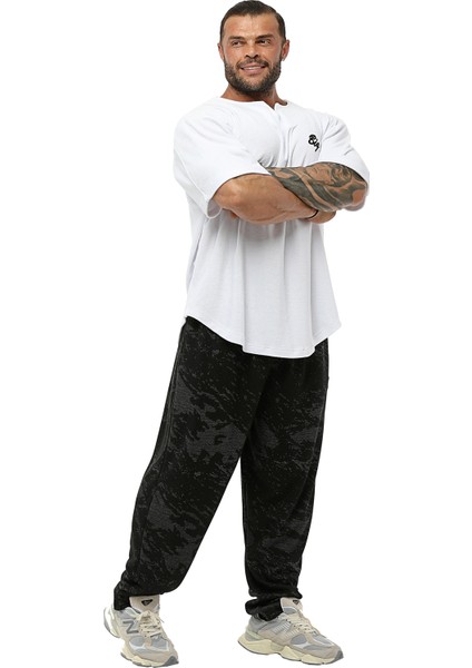 Oversize Havlu Kumaş Rag Top Antrenman T-Shirt Bgsm 3342 modelleri