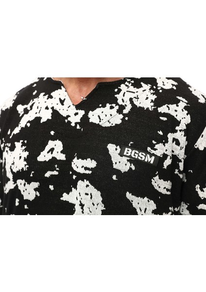 Erkek Oversize T-Shirt Desenli Gym Rag Top 3338 modelleri