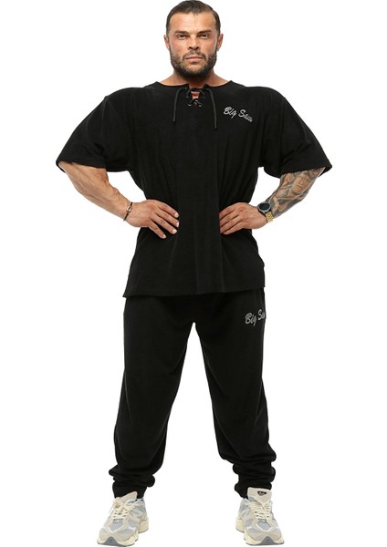 Şalvar Kesim Eşofman Altı Havlu Body Pantolon Big Sam PNT1383