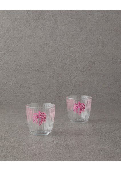 Carnival Tree Cam 2'li Bardak 290 ml Pembe