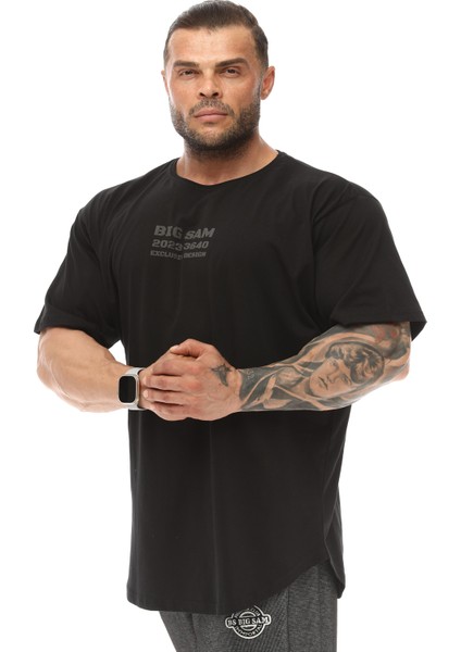 Oversize Rag Top Antrenman Tişörtü Big Sam 3346 modelleri