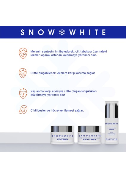 Snow White Leke Ve Aydınlatıcı Gece Kremi 50 ml