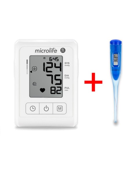 B1 Classic Tam Otomatik Koldan Ölçer Tansiyon Aleti - Ateş Ölçer Hediyeli