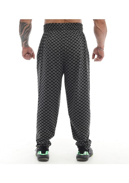 Loose Fit Eşofman Altı Damalı Spor Pantolon Bgsm PNT1371 modelleri