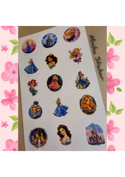 Minika Sticker Disney Prensesleri