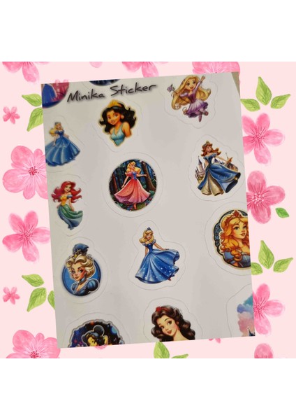 Minika Sticker Disney Prensesleri