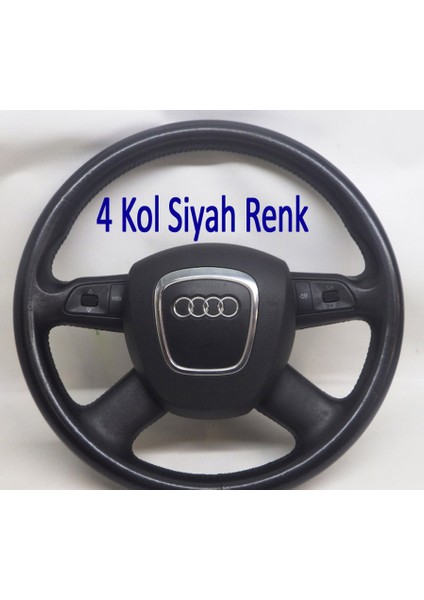 Audi A4 Airbag Kapağı Siyah 4 KOLLU2005-2012