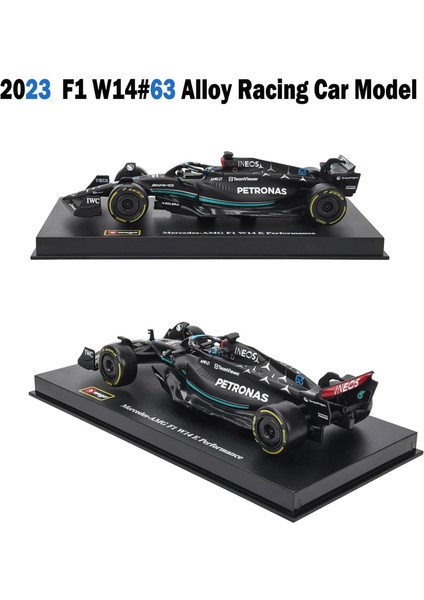 Bburago 2023 1:43 F1MERCEDES W14#63 Alaşım Yarış Arabası George Russell Için 1/43 F1 W14#63 Süper Formula 1 Lüks Döküm Yetişkin Koleksiyon Modeli Hediye (Yurt Dışından) fiyatları