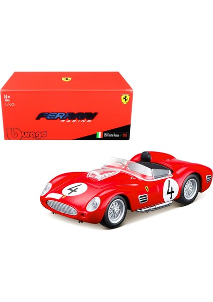 Ferrari 250 Testa Rossa #4 P. Hill - O. Gendebien Nurburgring 1000KM (1959) 1/43 Pres Döküm Model Araba By 36307 (Yurt Dışından)