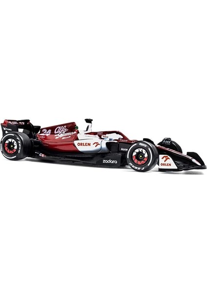 Bburago 1:43 2022 Alfa Romeo F1 Yarış Takımı C42 #24 Guanyu Zhou #77 Valtteri Bottas Alaşım Araba Pres Döküm Model Araç Oyuncak Koleksiyonu (2022 C42 No.24) (Yurt Dışından) fırsatları
