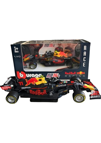 B18-38055P 1:43 F1 Aston Martin Red Bull Racing RB16B Perez, Çeşitli Renkler (Yurt Dışından)