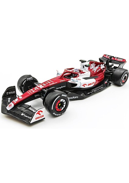 Bburago 1:43 2022 Alfa Romeo F1 Yarış Takımı C42 #24 Guanyu Zhou #77 Valtteri Bottas Alaşım Araba Pres Döküm Model Araç Oyuncak Koleksiyonu (2022 C42 No.24 W/akrilik Kutu) (Yurt Dışından) fiyatları