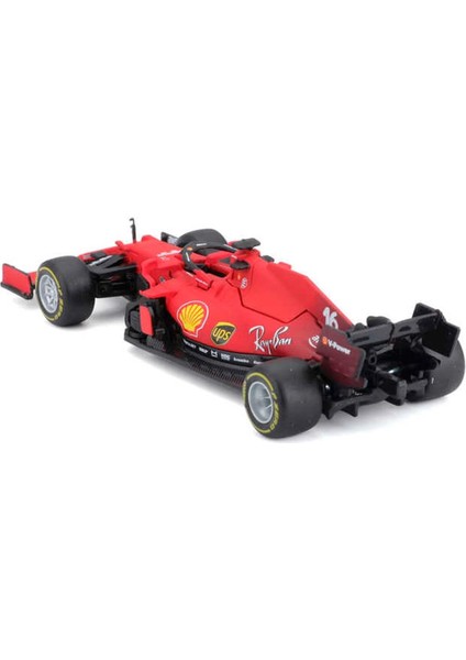 B18-36829L 1:43 F1 2021 Ferrari SF21 Leclerc, Çeşitli Renkler, Üniseks Çocuk (Yurt Dışından)