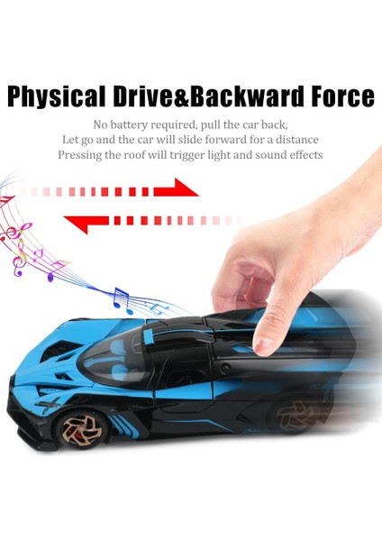 Döküm Oyuncak Araba Bugatti Bolide Spor Araba Modeli, Çinko Alaşım Simülasyon Döküm Geri Çekin Araçlar, 1:32 Ölçekli Mini Elektronik Süper Araba Oyuncakları Bebekler Çocuklar Için (Yurt Dışından) fırsatları