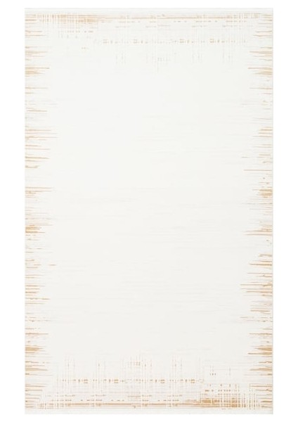 Lykıa Lky 01 Cream Gold Sade ve Modern Yumuşak Akrilik Makine Halısı