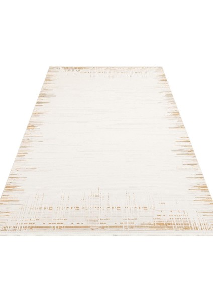 Lykıa Lky 01 Cream Gold Sade ve Modern Yumuşak Akrilik Makine Halısı fiyatları