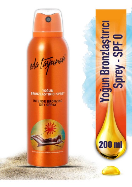 Eda Taşpınar Yoğun Bronzlaştırıcı Sprey SPF 0 200 ml