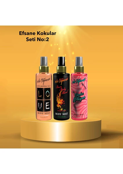 Efsane Kokular Seti No:2 - Love & Burn Baby Burn & Careless Whisper Body Mist