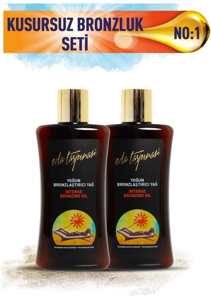 Eda Taşpınar Yoğun Bronzlaştırıcı Yağ SPF 0 (2 X 200 ml)