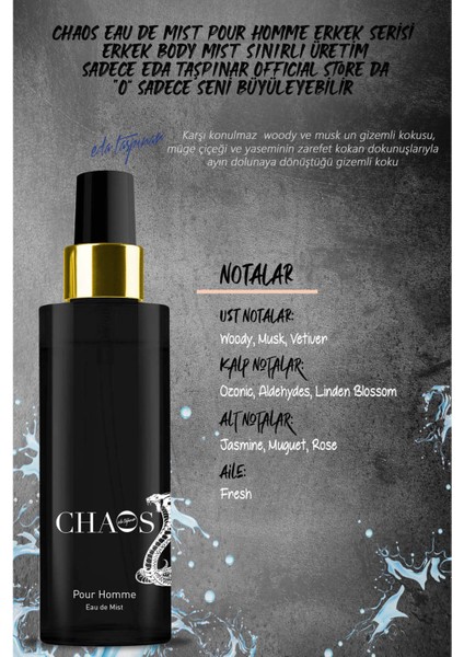 Chaos Eau De Mist 200 ml