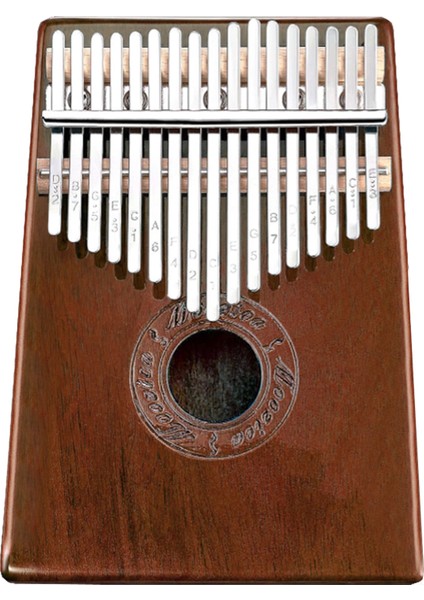 KLX-553 Kalimba 1. Sınıf Maun Ağacı Mineral Çelik Paslanmaz 17 Tuş Tam Set