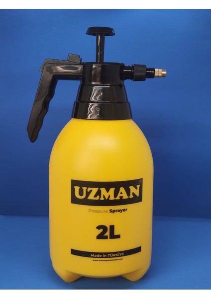 Basınçlı Fıs Fıs 2 Lt Sprey Püskürtme Pompa Kimyasal Dayanıklı Sarı