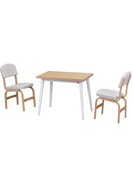 Ege Sandalye Avanos Ahşap Mdf Mutfak Masası Takımı - 60X90 cm