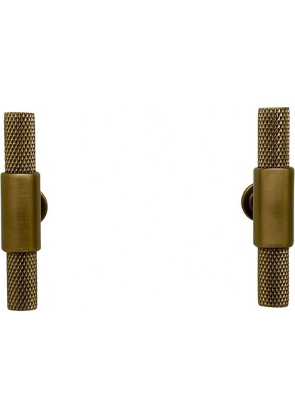 Handles Kulp Mobilya Dolap Mutfak Çekmece Kulpu 158 Mat Antik Sarı Düğme 2 Adet